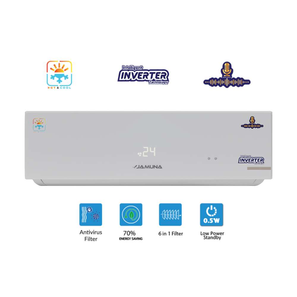 Jamuna Air Conditioner JEDH 12 DOCTOR 1 Ton (Voice Control, Inverter, Hot & Cool)