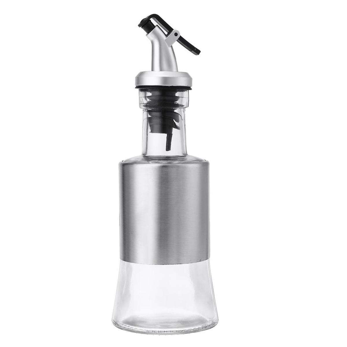 Glass Oil and Vinegar Bottle – 200ml Leak-Proof Oil Control Pot