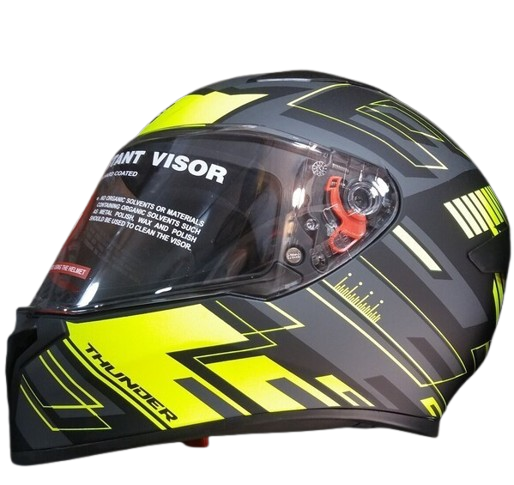 Studds Thunder Full Face Helmet – ISI Certified, Stylish & Safe Motorcycle Helmet