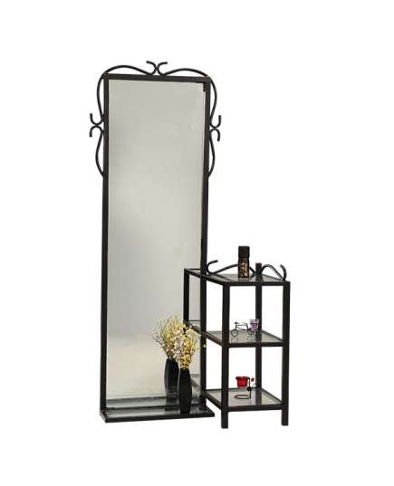 Regal Metal Dressing Table Black