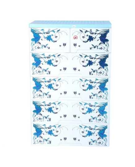 RFL 5D KD Deluxe Double Wardrobe – Durable Plastic Wardrobe with 5 Drawers