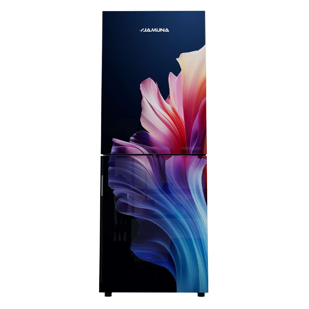 Jamuna 348L Refrigerator JE6-BM3D8QD Blue Hibiscus