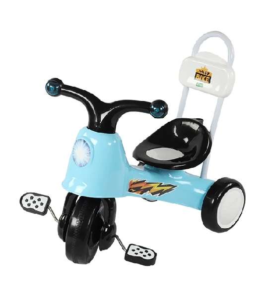 Jim & Jolly Road Master Tricycle - White & Cyan Blue
