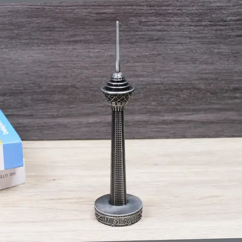 Metal Crafts Home Decoration Iran Souvenir – Milad Tower Model