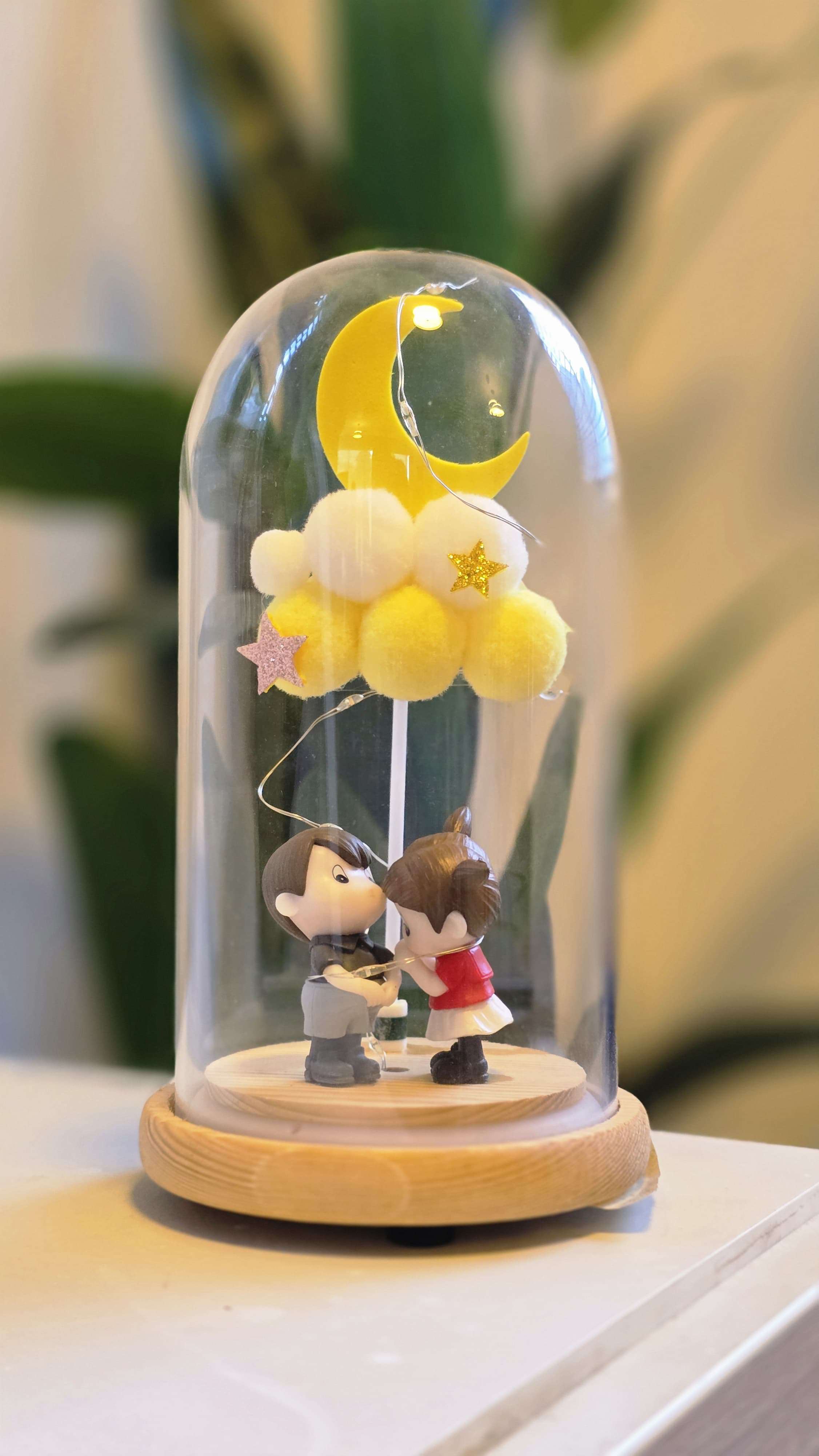 Romantic Moonlit Couple Dome