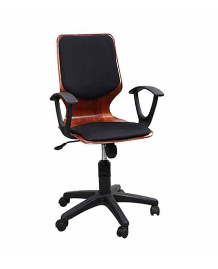 Regal Metal Swivel Chair Black