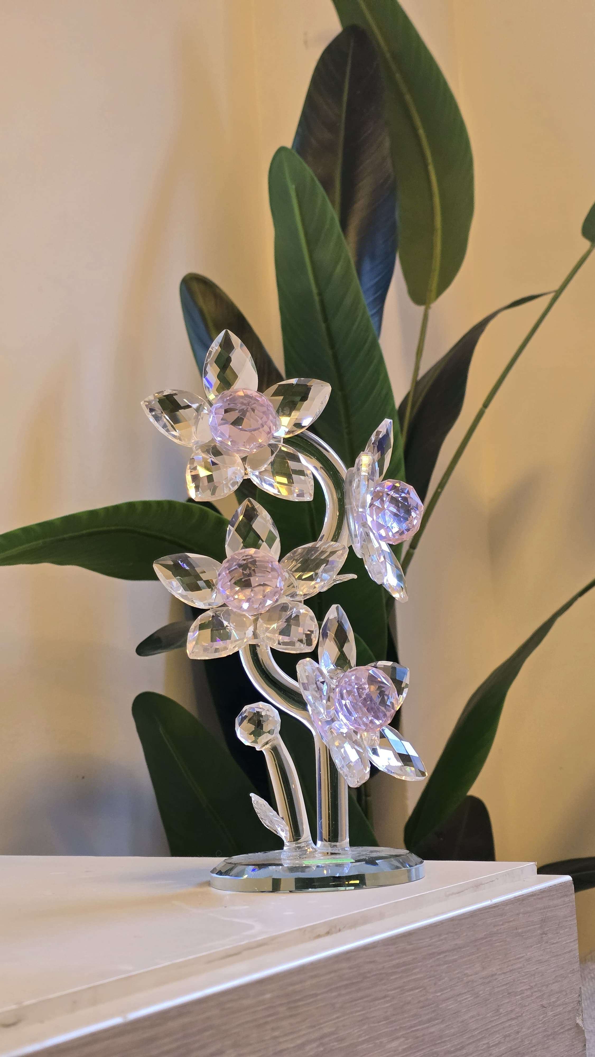 Crystal Flower Decor