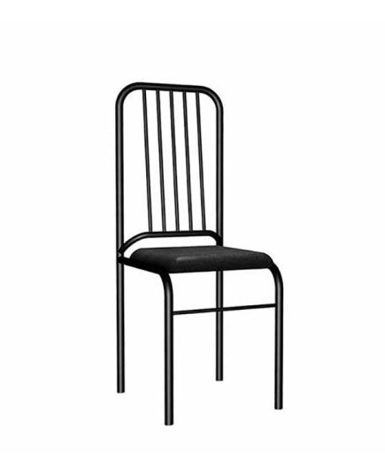 Regal Crystal Metal Dining Chair Black