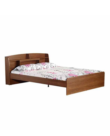 Regal Venus Laminated Board Double Bed Antique