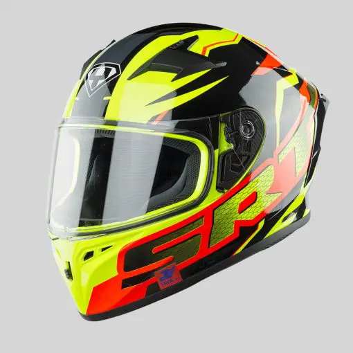 Yohe SRT Full Face Helmet – Sporty Design, High Impact Protection, DOT Certified