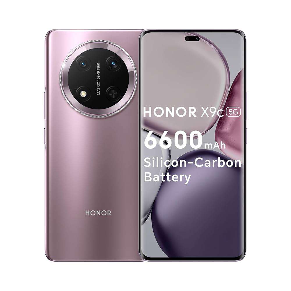HONOR X9c 5G (12GB RAM + 256GB Storage) – 108MP OIS Camera, 6600mAh Battery